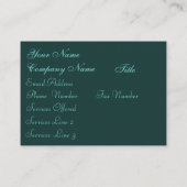 Fairy Flowers in de Jade Moonlight Visitekaartje (Achterkant)