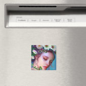  Fairy Flowers in Hair Fantasy Art Magneet (Insitu (Vaatwasser))