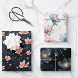 Fairy Flowers Inpakpapier Vel