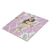 Fairy Flowers Meisjes Tegeltje (Zijkant)