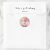 Fairy fly agaric - Baby's eerste bibliotheek Vierkante Sticker (Tas)