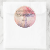 Fairy fly agaric - gebedskaars sticker (Tas)