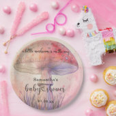 Fairy fly agarisch baby shower papieren bordje (Feest)