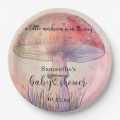 Fairy fly agarisch baby shower papieren bordje (Voorkant)