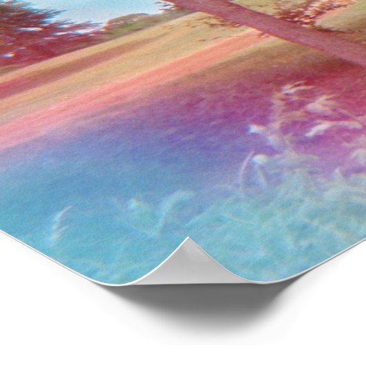 Fairy Forest analoge afdrukken Poster (Hoek)