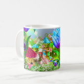Fairy Forest betoverd magisch Koffiemok (Voorkant links)