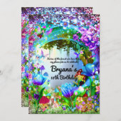 Fairy Forest Enchanted Magical Birthday Party Kaart (Voorkant / Achterkant)