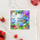 Fairy Forest Enchanted Magical Birthday Party Servet (Insitu)