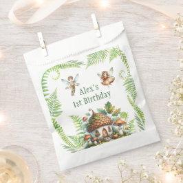 Fairy Forest Garden Genderneutraal 1e verjaardag Bedankzakje
