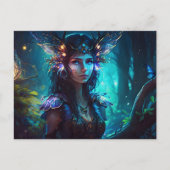Fairy Forest magische flora whimsical Briefkaart (Voorkant)