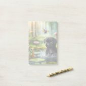 Fairy Forest Pug Memo Pad Post-it® Notes (Op bureau)