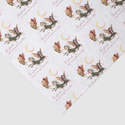 Fairy Friends Tissue Paper Tissuepapier (Detail)
