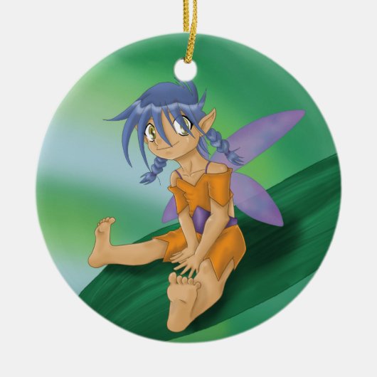 Fairy Fun Keramisch Ornament (Voorkant)