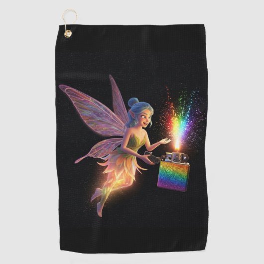 Fairy Fun Wipe Golf Towel Golfhanddoek (Voorkant)