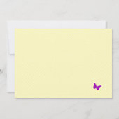 FAIRY GARDEN ARTITY Birthday Invitation Kaart (Achterkant)