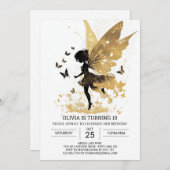 Fairy Garden Avontuur Verjaardag Kaart (Voorkant / Achterkant)