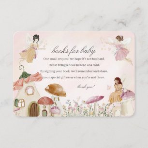 Fairy Garden Baby Boeken voor Baby Invitation Inse Informatiekaartje