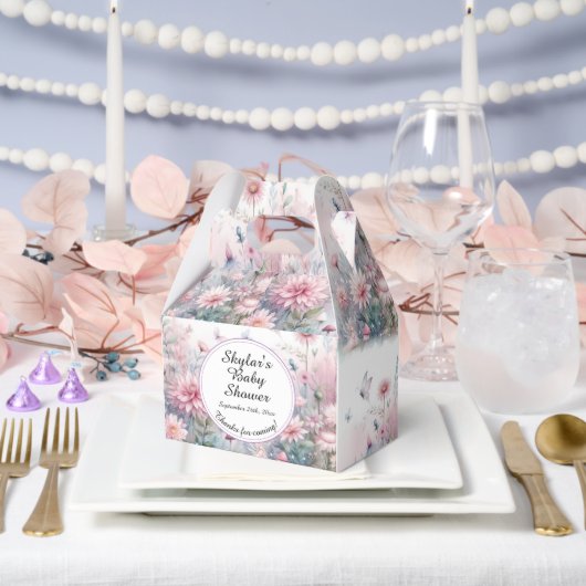 Fairy Garden Baby shower Bedankdoosjes (Huwelijk)