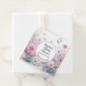 Fairy Garden Baby shower Bedankjes Labels (In situ)