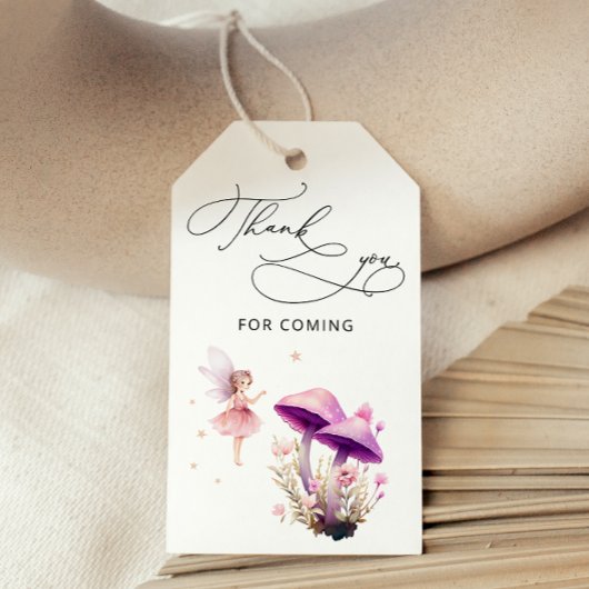 Fairy Garden Baby shower dank u Cadeaulabel