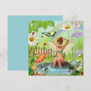 Fairy Garden Bath Fantasy Kaart