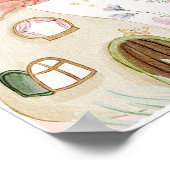 Fairy Garden Betoverde Verjaardagsfeestje Welkomst Poster (Hoek)