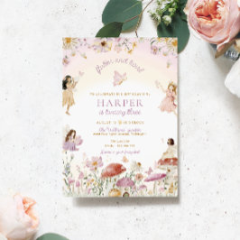 Fairy Garden Birthday Party Kaart