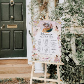Fairy Garden Eerste Verjaardag Mijlpaal Tijdlijn Poster