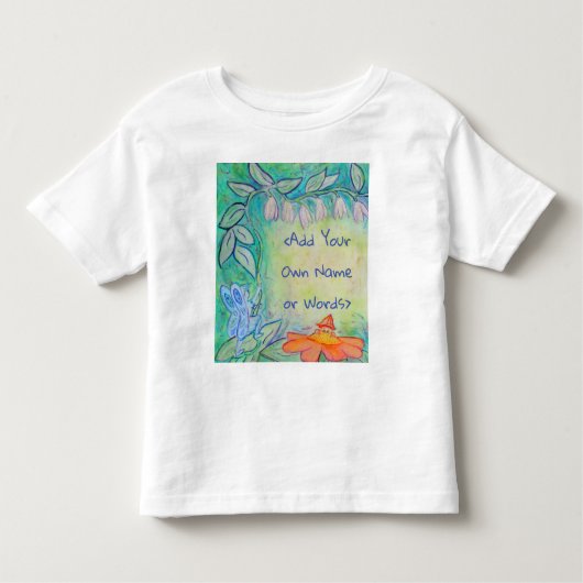 Fairy Garden Fantasy Art Custom T-Shirt (Voorkant)