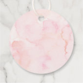 Fairy Garden Floral Birthday Bedankjes Labels (Achterkant)