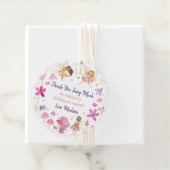 Fairy Garden Floral Birthday Bedankjes Labels (In situ)