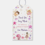 Fairy Garden Floral Birthday Cadeaulabel (Voorkant)