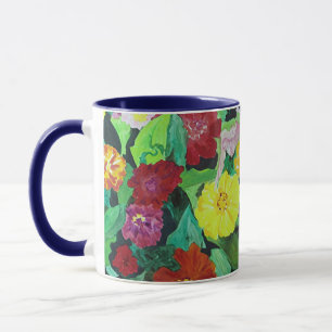 Fairy Garden Flower Painting Art Coffee Mok