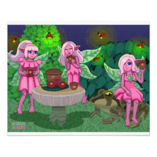 Fairy Garden Foto Afdruk