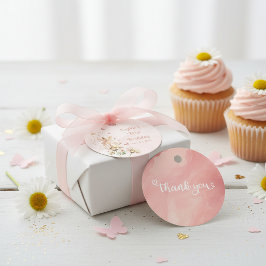 Fairy Garden Girl Birthday Party Bedankjes Labels