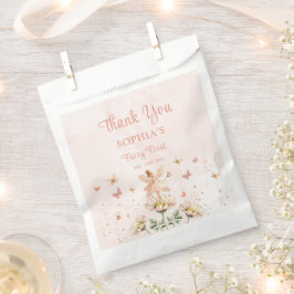 Fairy Garden Girl Birthday Party Bedankzakje