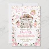 Fairy Garden Girl Birthday Party Kaart (Voorkant)