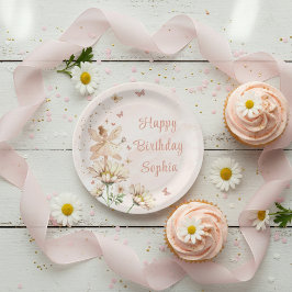 Fairy Garden Girl Birthday Party Papieren Bordje