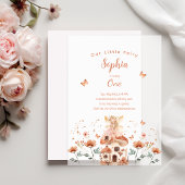 Fairy Garden Meisje Magische eerste verjaardag Vellum Uitnodigingen