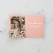 Fairy Garden Meisje Verjaardagsuitnodiging Kaart (Binnen)