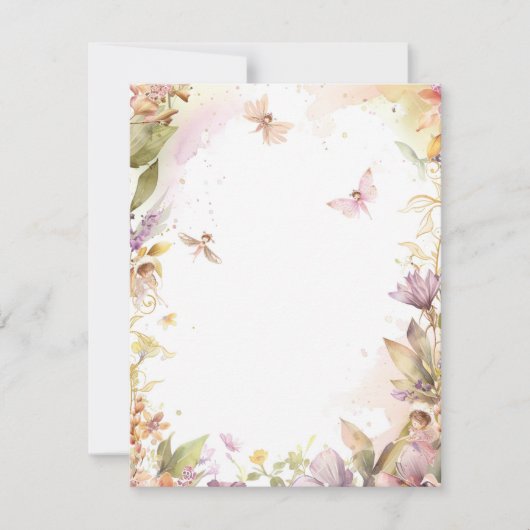 Fairy Garden Notitiekaartje (Voorkant)