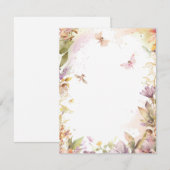 Fairy Garden Notitiekaartje (Voorkant / Achterkant)