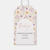 Fairy Garden Pastel Boho Floral Waterverf Cadeaulabel (Voorkant)