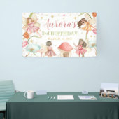Fairy Garden Princess Magical Birthday Banner  (Beurs)