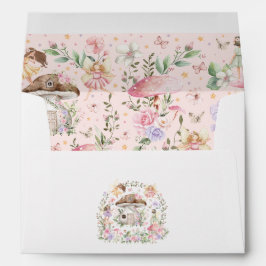 Fairy Garden Return Address Envelop
