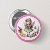 Fairy Garden Ronde Button 5,7 Cm (Voorkant /achterkant)