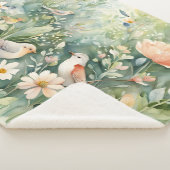 Fairy garden Sherpa Blanket Sherpa Deken (3/4)