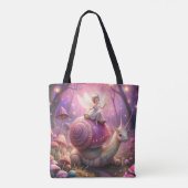 Fairy Garden Snail Tote Bag (Achterkant)