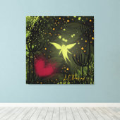 Fairy Garden Stretched Canvas Afdruk (Insitu (Houten vloer))