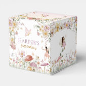 Fairy Garden Verjaardag Bedankdoosjes (Achterkant)